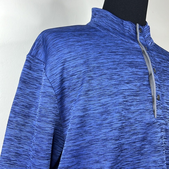 CALLAWAY Blue Half Button Up Golf Sweater XXL - Picture 2 of 6
